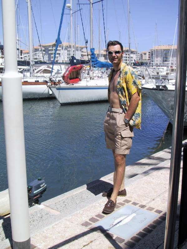 Claus Cool am Port